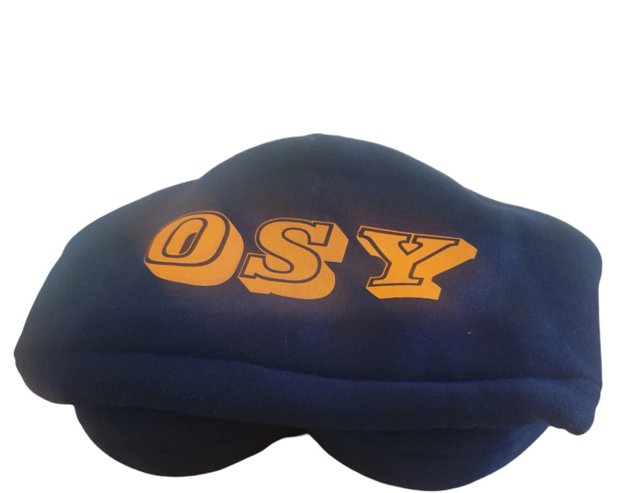 Adult Hooded Beaded OSY Cosy Travel Neck Pillow U Shape Airplane Neck Support Cushion with Hoodie
