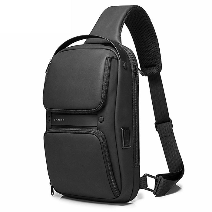 New Simple Men's Chest Bag Casual Messenger Bag Trendy Travel Shoulder Bag Sling Bag