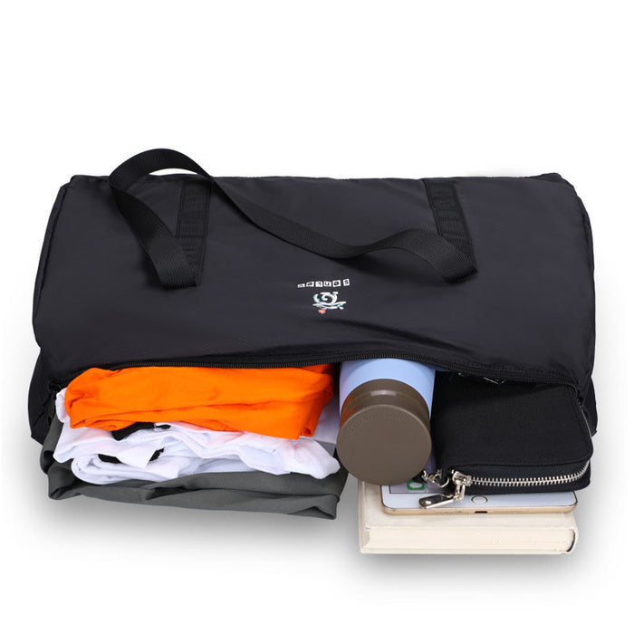 Large Capacity Folding Travel Bag - One Shoulder Luggage Storage