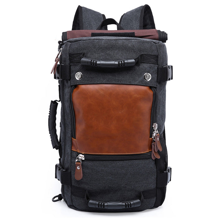 Retro Rucksack - Large Capacity Men's Multifunctional Travel Backpack