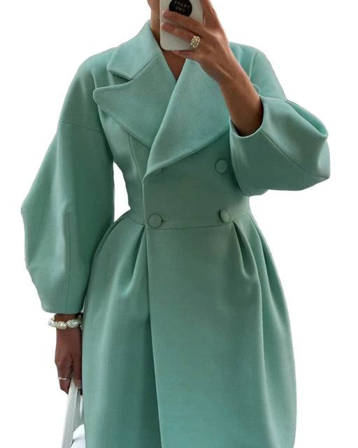 Women's Lapel Wool Coat